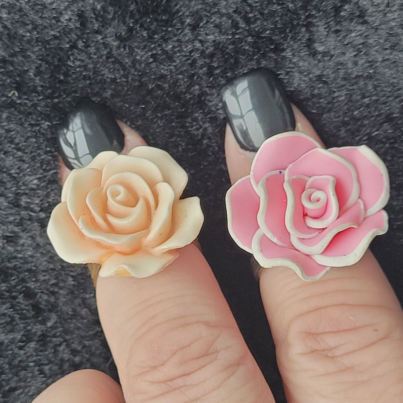 Anelli: Finger- Ring , 2 x, Vintage, Rosen – Usato da SCHÜBELBACH venduto da CoKaHa