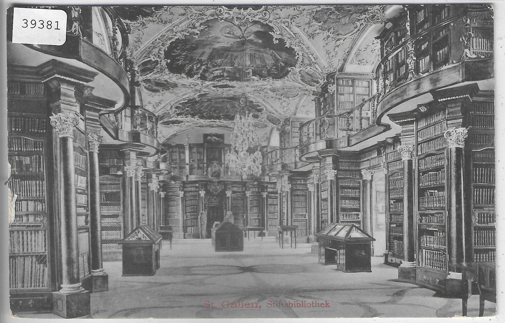 Cartoline postali: St. Gallen - Stiftsbibliothek – Usato da Ettingen venduto da Kartenplanet