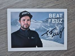 Autogrammkarte Beat Feuz Originalunterschrift