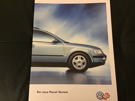 VW Passat Variant Verkaufsprospekt 32 Seiten März 1998