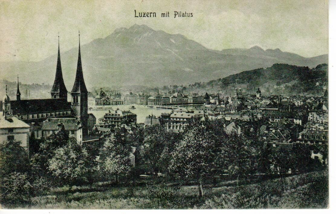 Ansichtskarten: Luzern  1904 – Gebraucht aus Wolhusen von Curver9