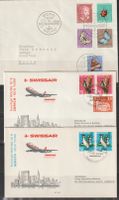 Enveloppe  Swissair B747 Zurich-New York 1er vol