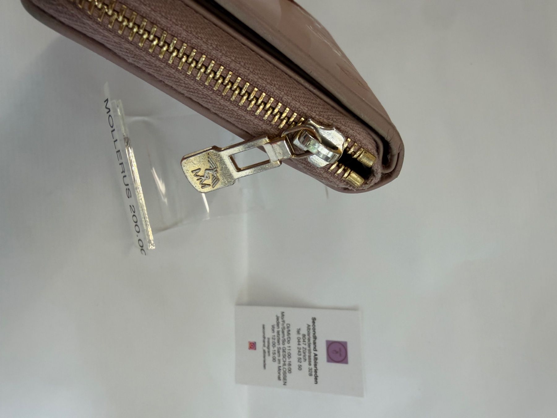 Maison Mollerus Portamonete: Mollerus Portmonnaie rosa – Usato da Zürich venduto da SecondhandZurich 3