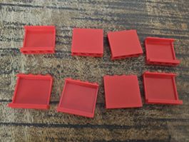 lego 60581 lot de 8 pièces Red Panel 1 x 4 x 3