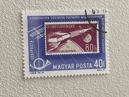 Cosmo und Space Theme Briefmarke