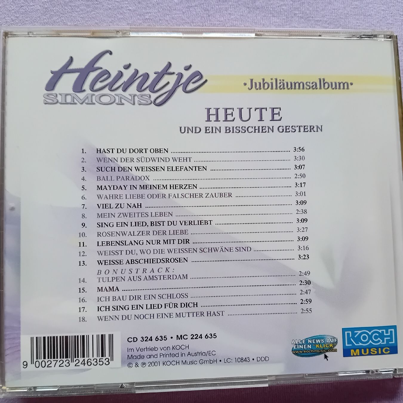 CD: CD Heintje Simons – Usato da Witterswil venduto da hele04 1