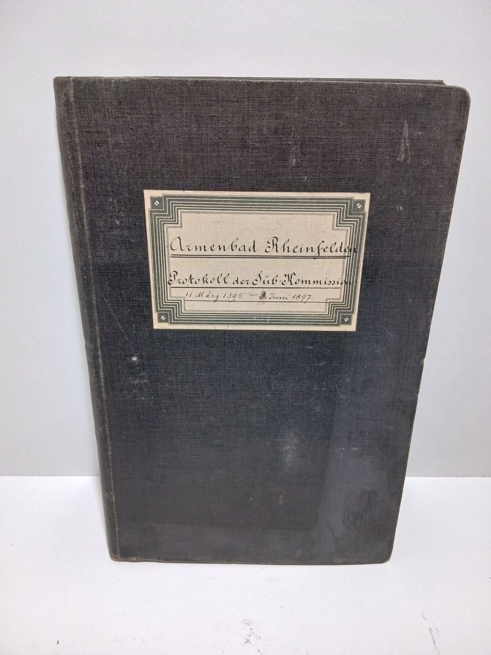 Libri: Armenbad Rheinfelden Protokoll 1895- 1897 – Usato da Schwendibach venduto da achat01