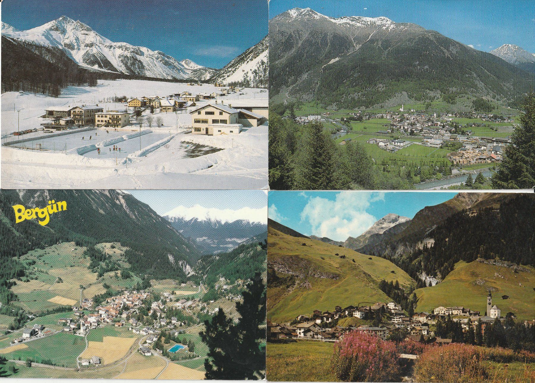 Cartoline postali: 24 AK. Dörfer-Ortschaften Graubünden – Usato da Lumbrein venduto da made02 2