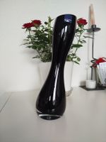 Leonardo Vase, schwarz, Handmade, Top Zustand!