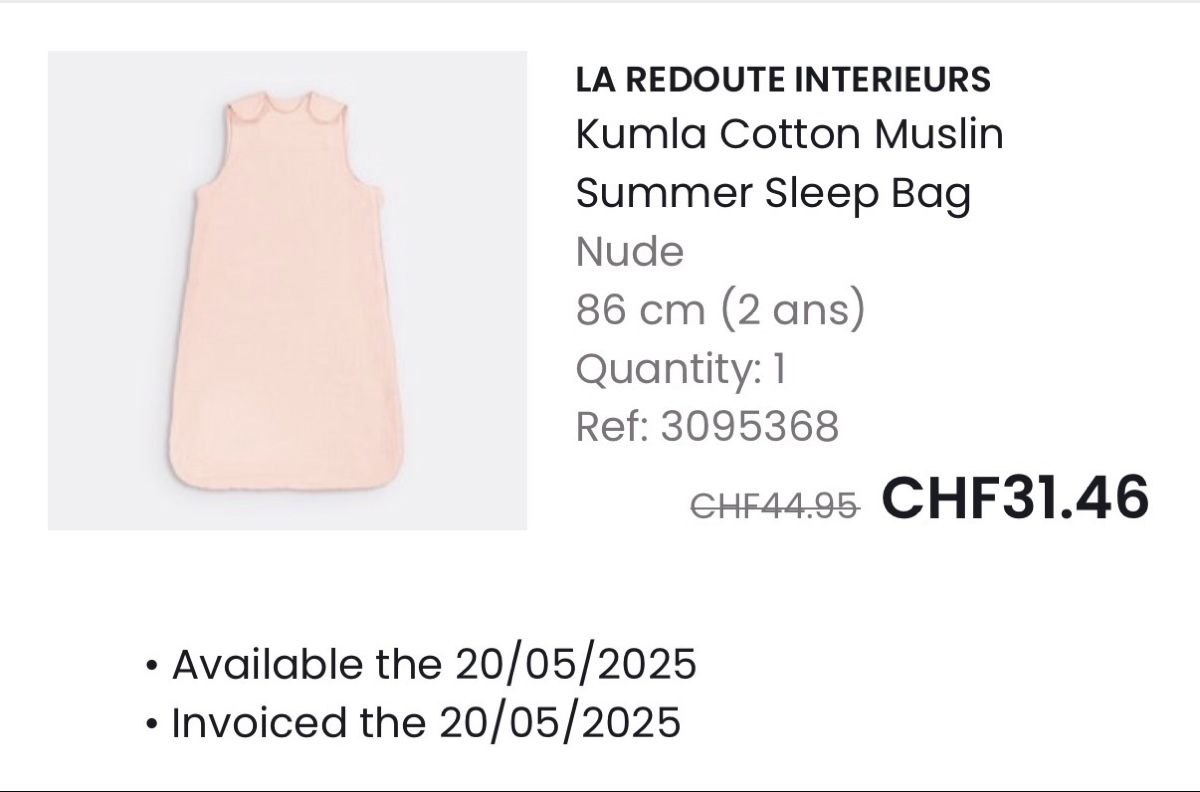 La Redoute Schlafsäcke: Toddler sleeping bag for summer / Schlafsack – Gebraucht aus Oberrieden von edm_5pf7 4