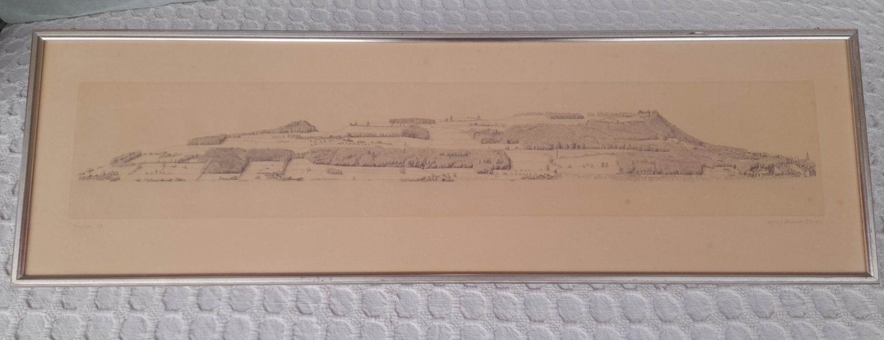 Tableaux: Radierung  Alfred Oberli  GURTEN  1972 – D'occasion à Thun par Treff.....e