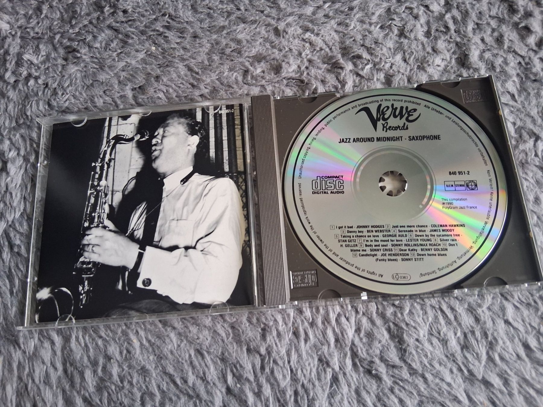 CD: JAZZ ROUND MIDNIGHT     SAXOPHONE     CD – Usato da Wetzikon ZH venduto da Ramones01 2