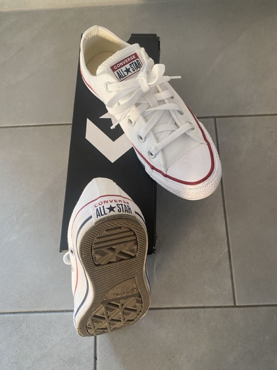 Converse Chaussures femmes: Basket Converse blanches classiques All Star 36  – Neuf (Voir description) à Granges VS par avm_mj7b 1