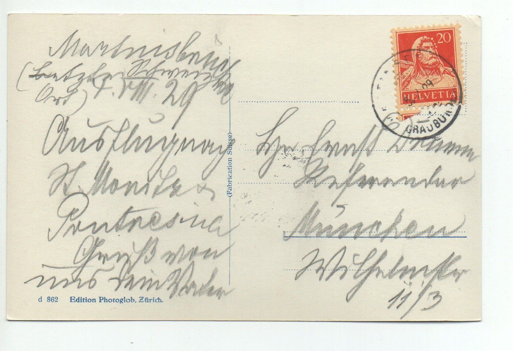 Cartoline postali: PONTRESINA mit Rosegtal – Usato da Jona venduto da philajona 1