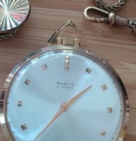Taschenuhr Raketa 17 Jewels mit Original Kette, Russland. 