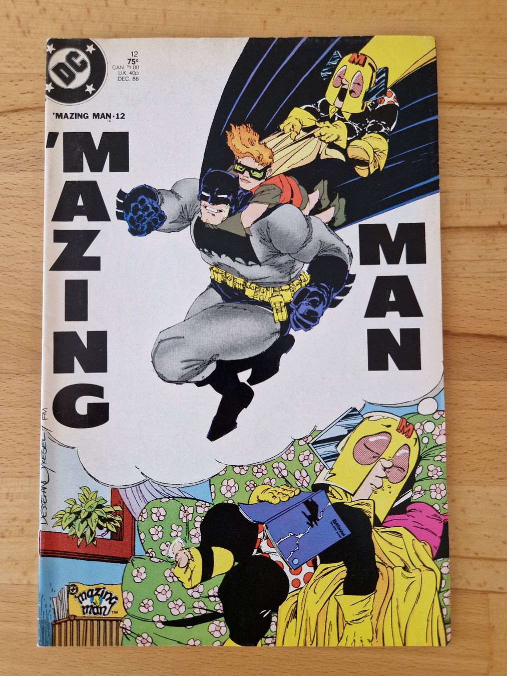 Comics: 'MAZING MAN #12 (1986) – Gebraucht aus Biel/Bienne von collector_comics