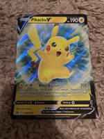 Pikachu V - Promokarte - Glanz - Selten - XXL Grösse