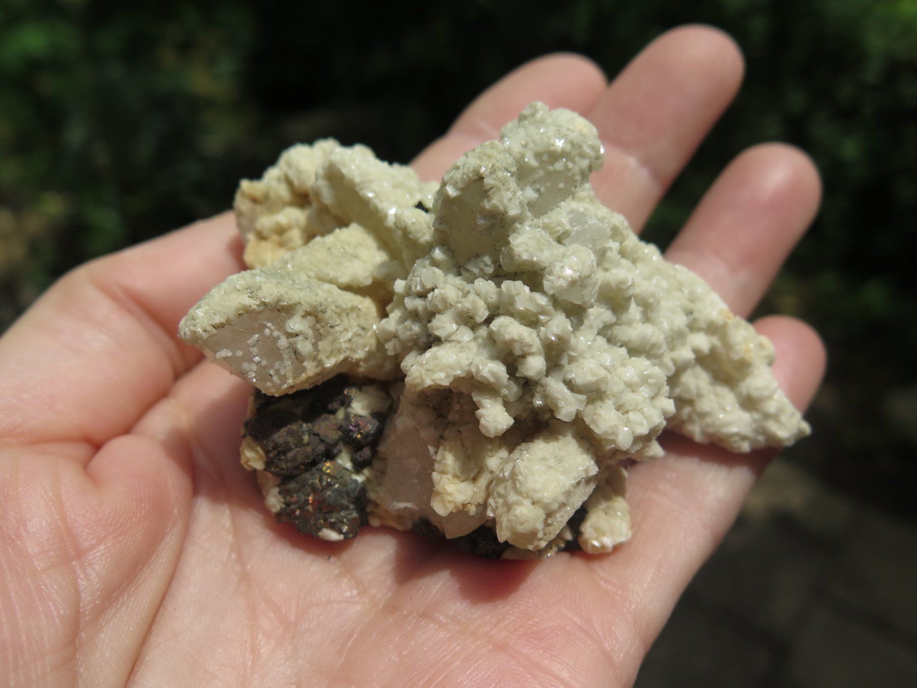 Minéraux & Lithothérapie: Quarz Stufe mit Pyrit und Dolomit – D'occasion à Schaffhausen par Yamakana51L8736OQ8