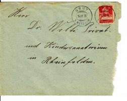 Brief, Grüt b. Wetzikon 1916