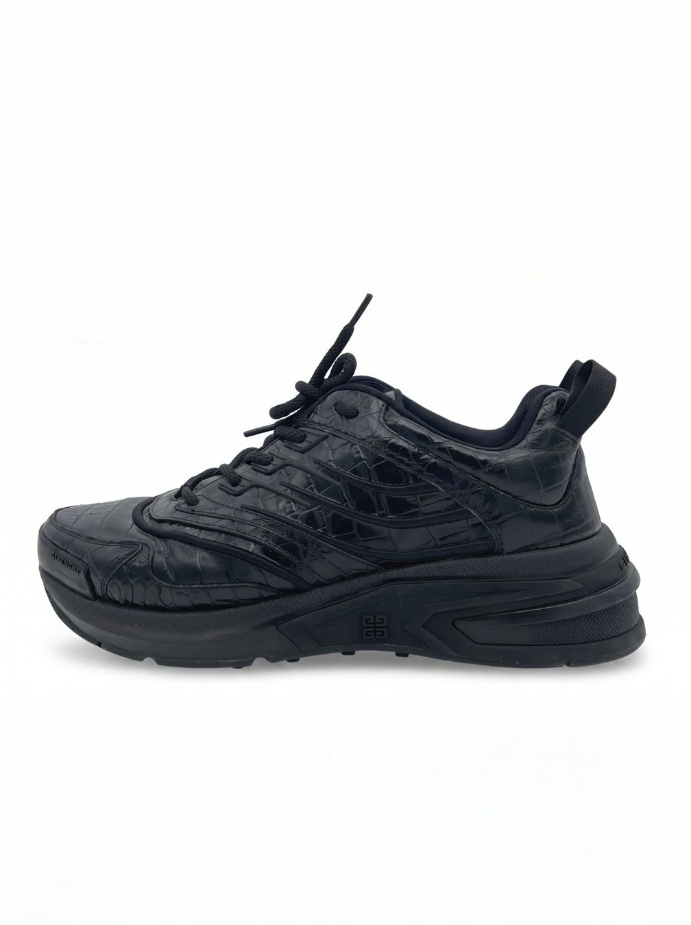 Givenchy Scarpe da donna: Givenchy  GIV 1 Croc-Effect Low Top Sneaker EU 40 Schwarz – Usato da Zürich venduto da shoe_shop