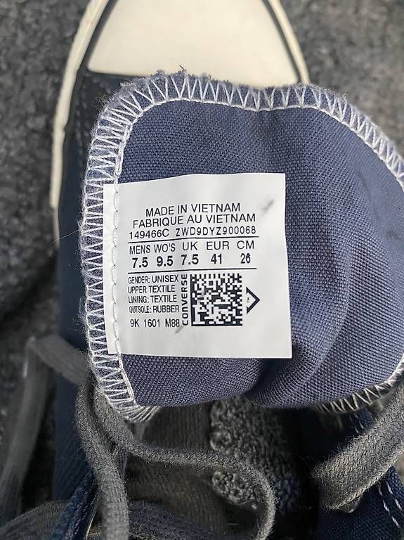 Converse Scarpe da uomo: Converse Dunkelblau in Grösse 41 – Nuovo (secondo la descrizione) da Herrenschwanden venduto da ale_5ggz 1