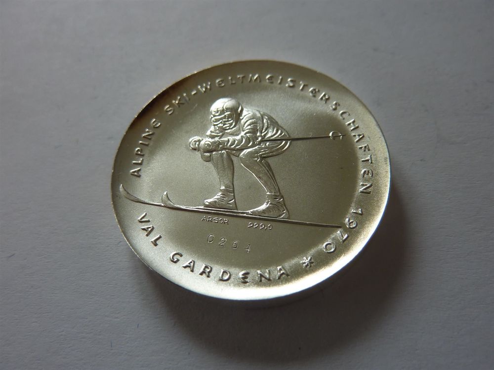 Silbermedaille Dumeng Giovanoli 1970 Kaufen auf Ricardo