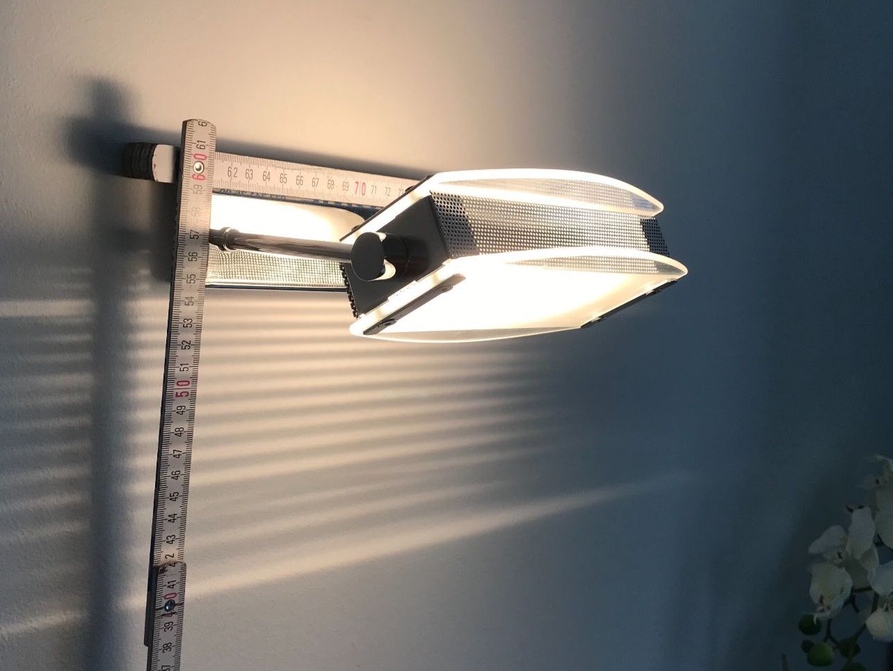 Lampade: APPLIQUE DIMENSIONS ENV. 20 X 5 CM. COULEUR CHROME – Usato da Sion venduto da riichounet 2