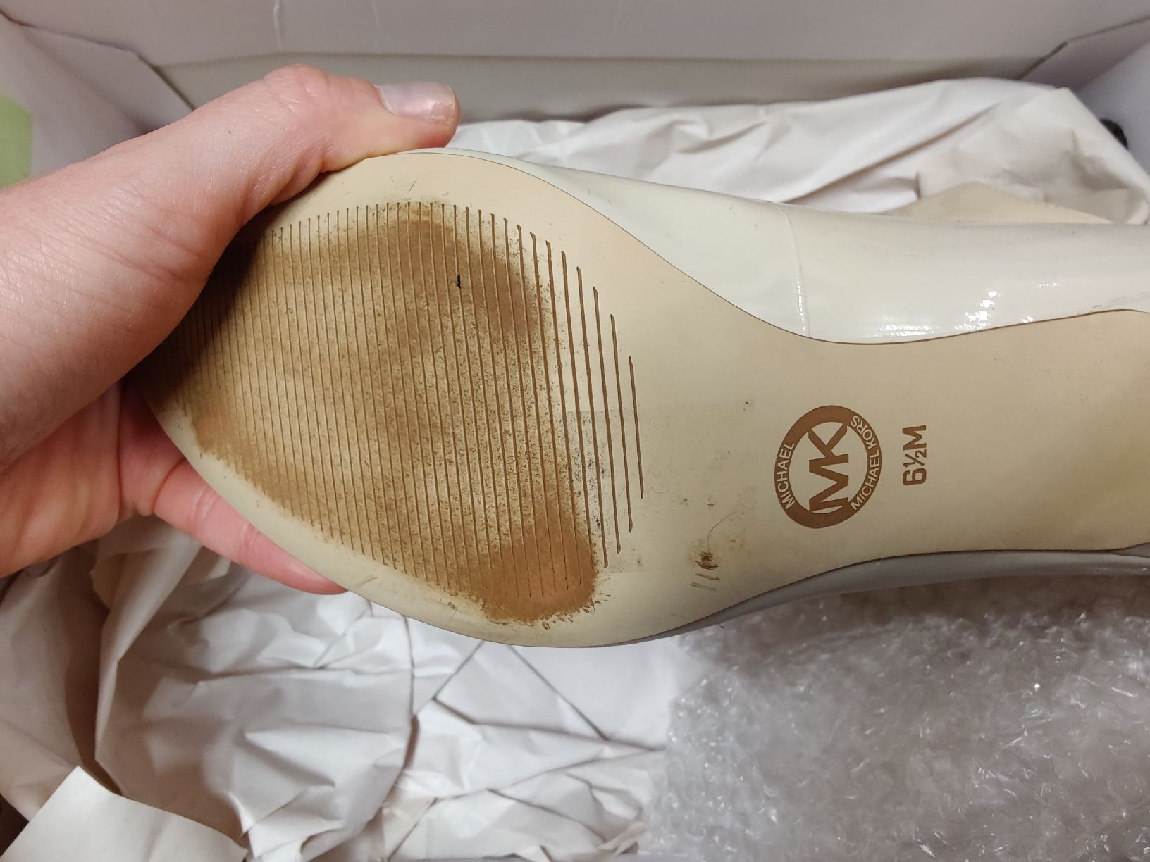 Michael Kors Damenschuhe: Michael Kors Pumps Gr. 37 Optic White Leder – Gebraucht aus Winterthur von Dobrinah 1