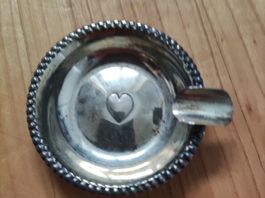 Sterling Silber Jass Aschenbecher 5 cm