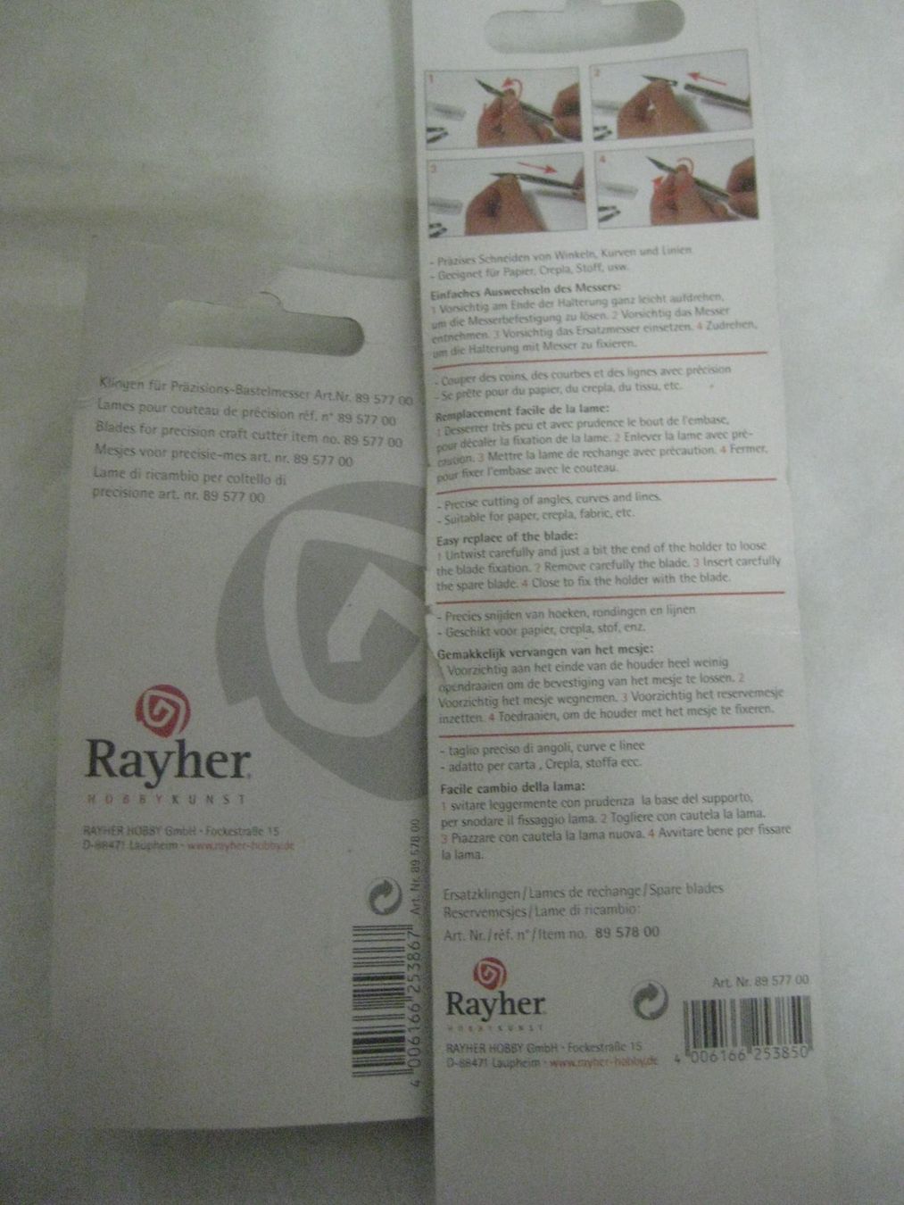 Rayher Kit bricolage: PRÄZISIONS     BASTELMESSER – Nuovo (secondo la descrizione) da Uster venduto da flocke1 3