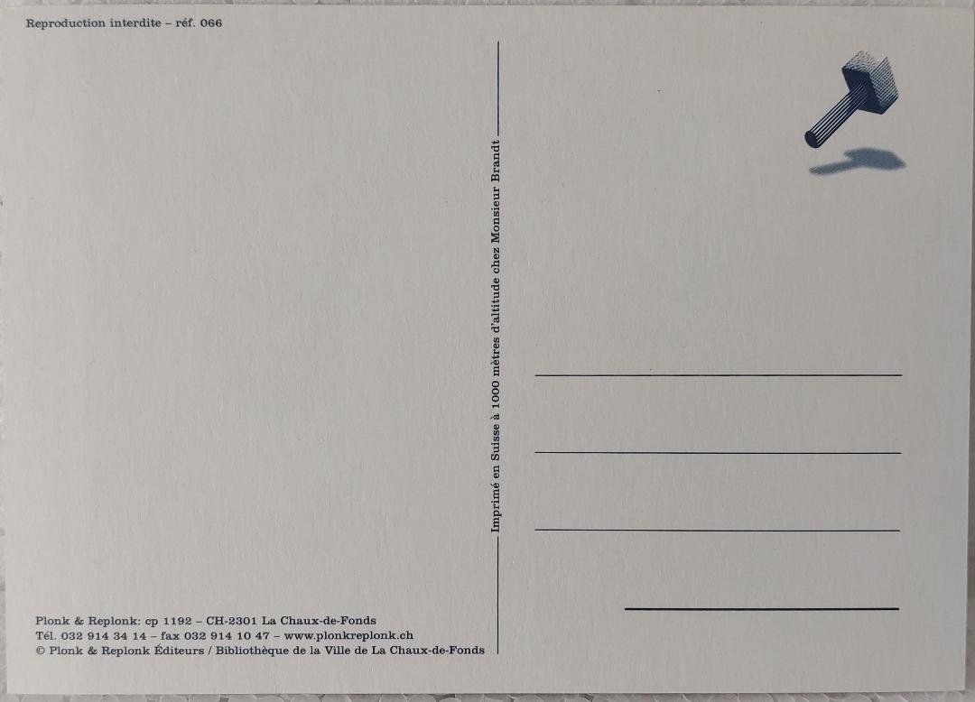 Cartoline postali: Plonk & Replonk - LA CHAUX-DE-FONDS - Navigation - réf 066 – Usato da Delémont venduto da Domdom1 1