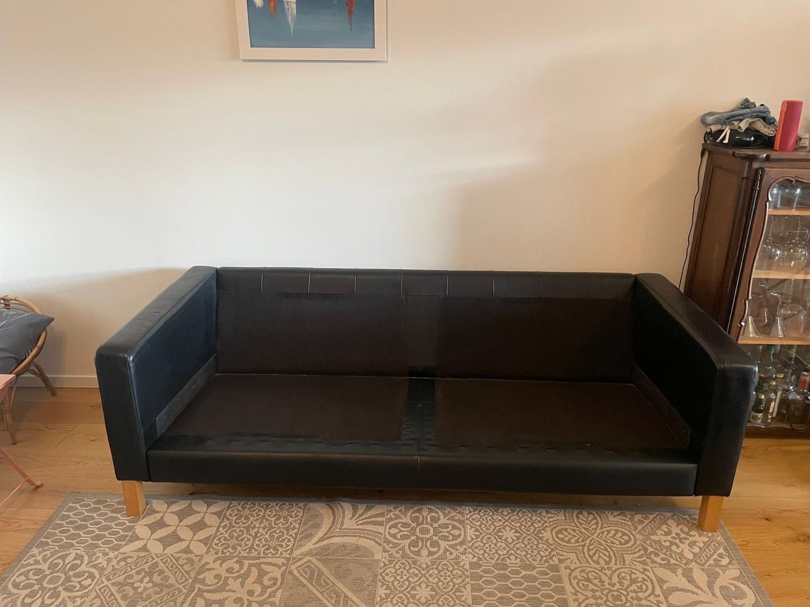 Pfister Divani: Canapé noir en cuir – Usato da Châtelaine venduto da lor_dkr6 2