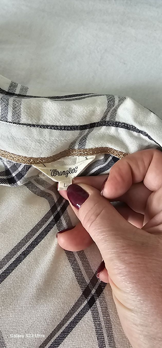 Camicette: Wrangler Bluse, Gr. L, Top Zustand, kariert. – Nuovo (secondo la descrizione) da Wangen b. Olten venduto da tagra69 2