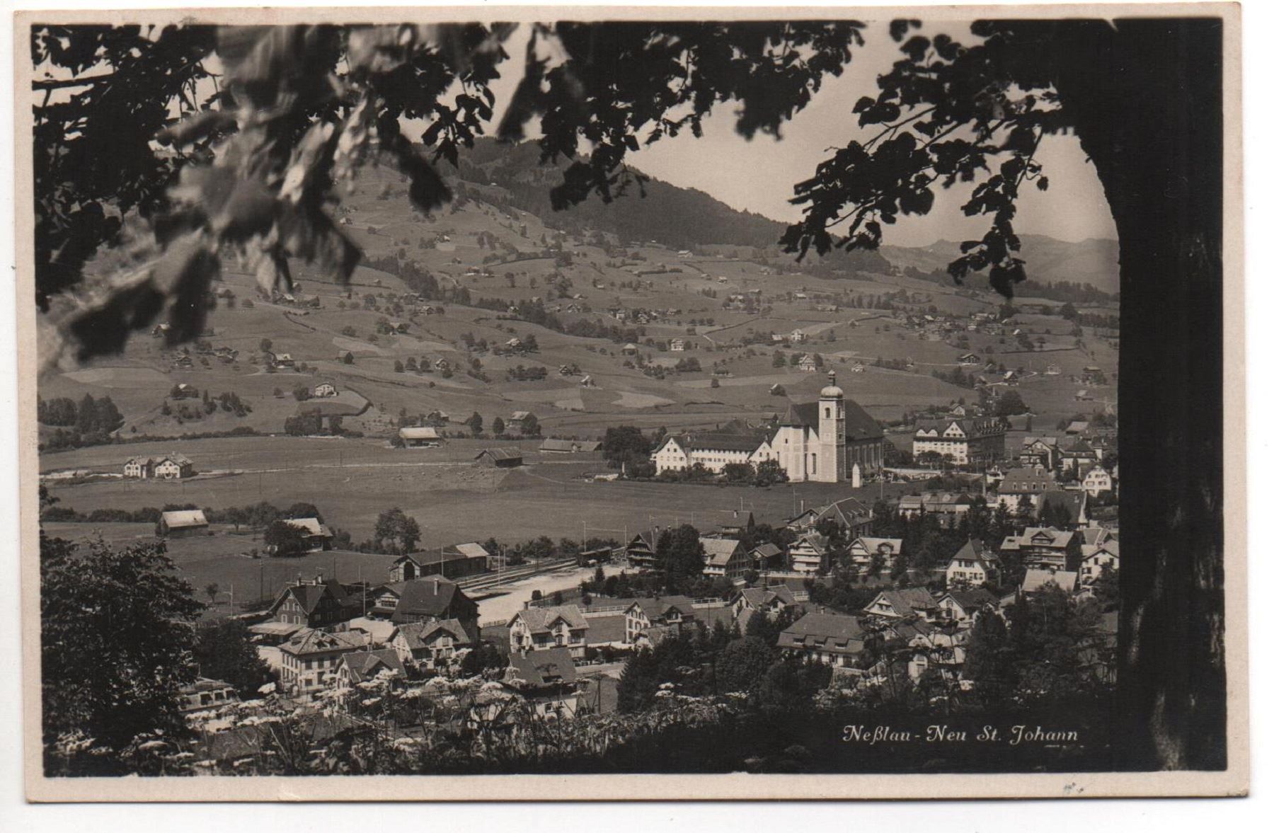 Cartoline postali: NESSLAU - NEU ST. JOHANN – Usato da Jona venduto da philajona
