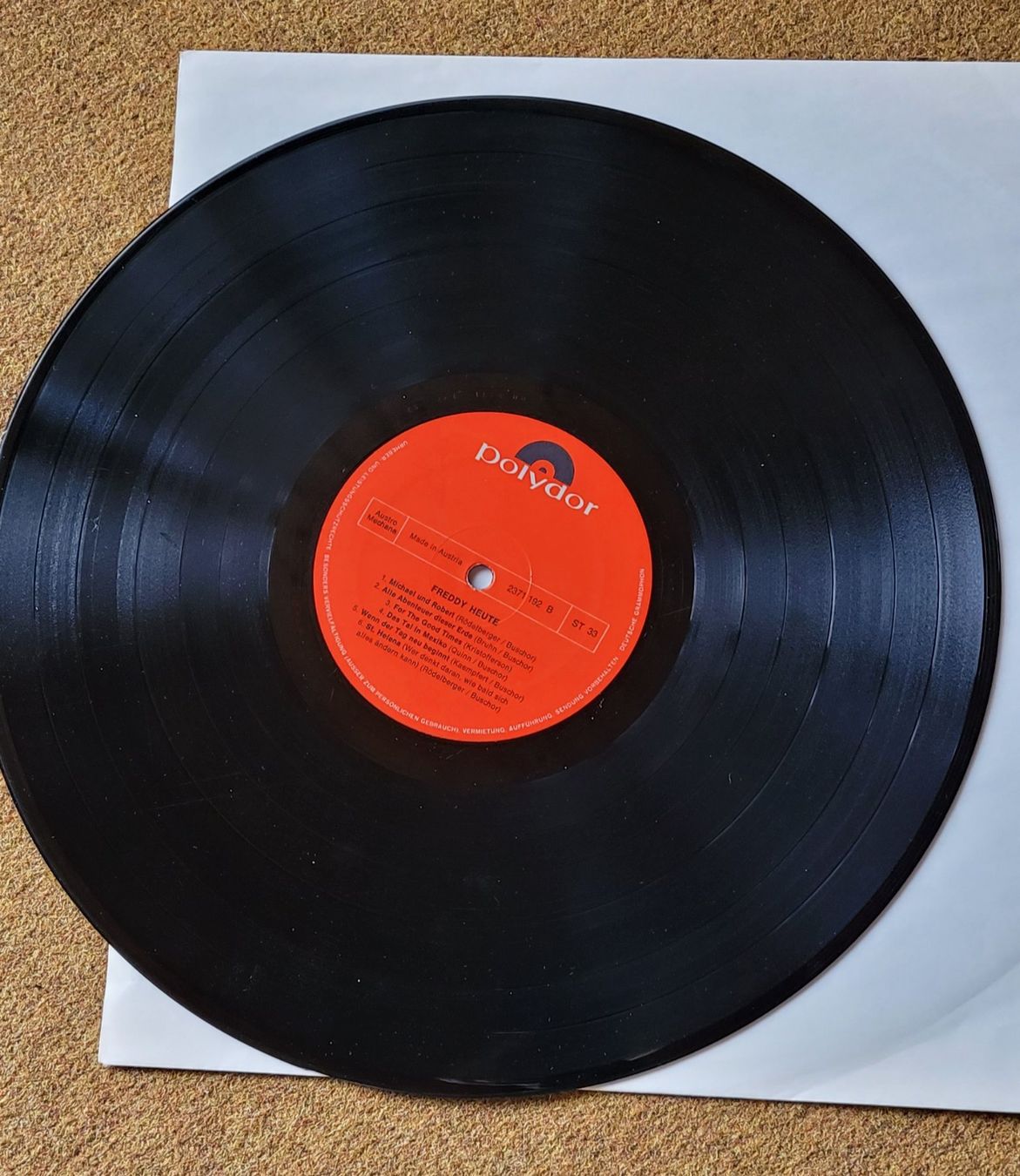 Schallplatten: Freddy Quinn  Fredy Heute – Gebraucht aus SCHÜBELBACH von CoKaHa 2