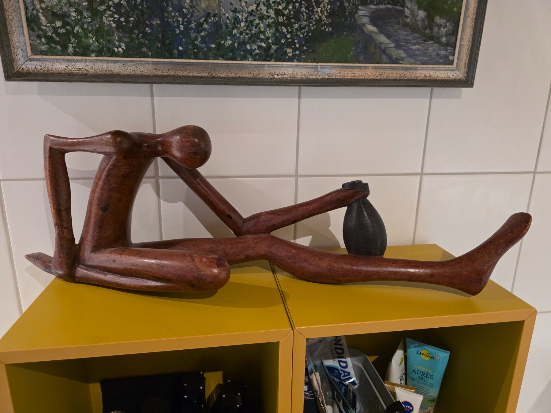 Skulpturen & Statuen: antik echt Edel Holz Figur Skulptur 75 cm – Gebraucht aus Walterswil BE von Lonitti