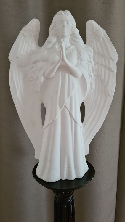 Betender Engel Gartenstatue – 27,9 Cm Hoch, Aus Magnesiumoxid, Wetterfest Für Draußen & Drinnen