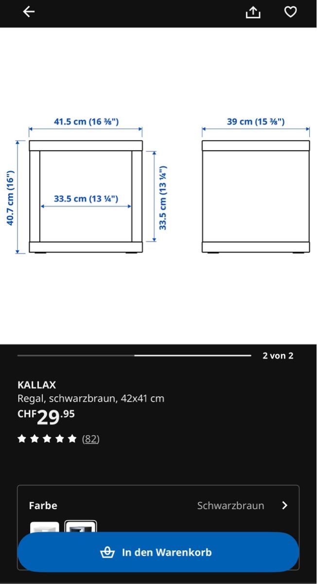 Ikea Étagères: IKEA Kallax – Neuf (Voir description) à Grellingen par chr_x77k 2
