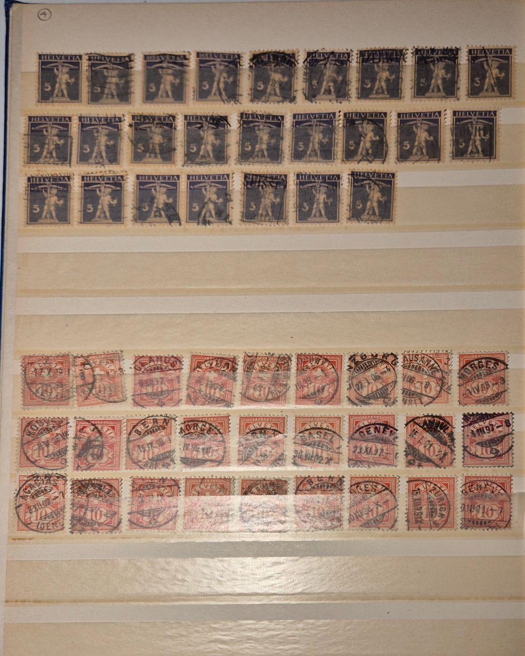 Tutti i francobolli: Album de timbres – Usato da Monthey venduto da McAuthor 9