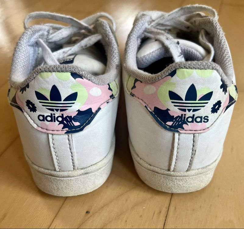 Adidas Superstar Gr 31 weiss rosa Mädchen Schuhe Sneakers Tu