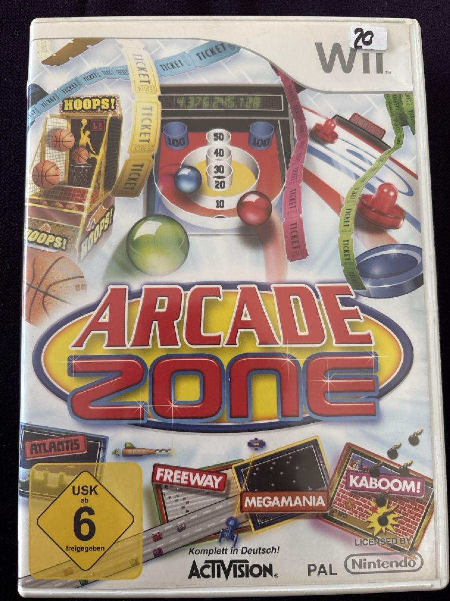 Giochi: Wii Spiel Arcade Zone guter Zustand – Usato da Zürich venduto da hiddentreasures_zh
