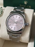 Rolex Oyster Perpetual 124200 Rose Dial Full Set New