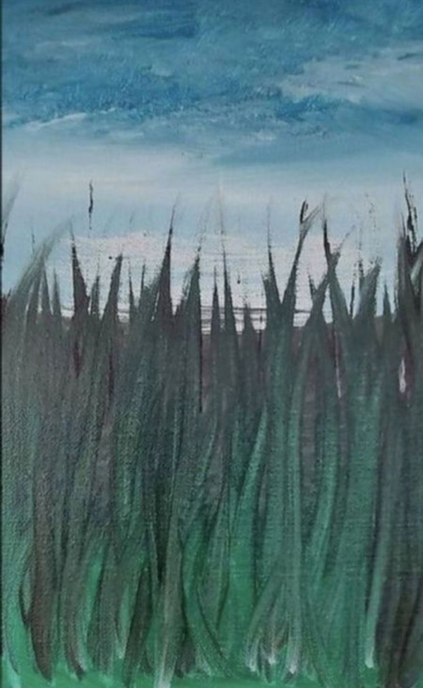 Tableaux: Gemälde " Sommerwiese " handmade 30×30 – Neuf (Voir description) à Riehen par Steinbock1970 2