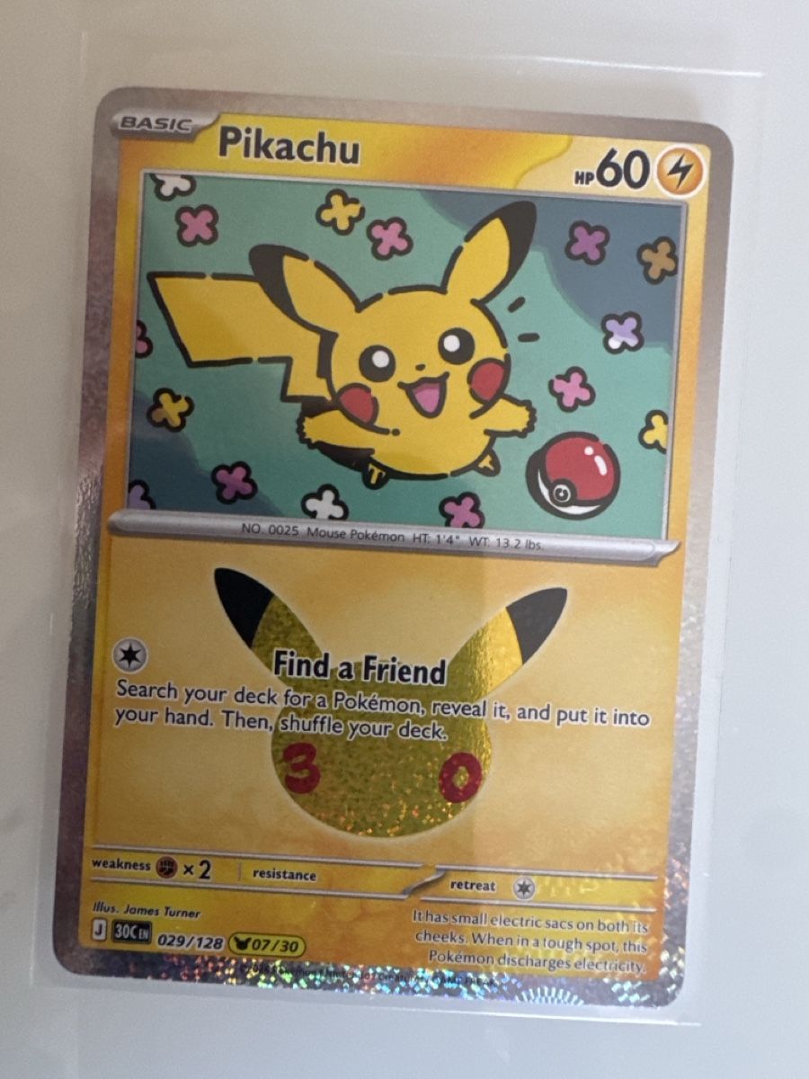 Pokémon Sammelbilder & Trading cards: Pikachu 30th celebration 07/30 – Neu (gemäss Beschreibung) aus Effretikon von lui_75tp