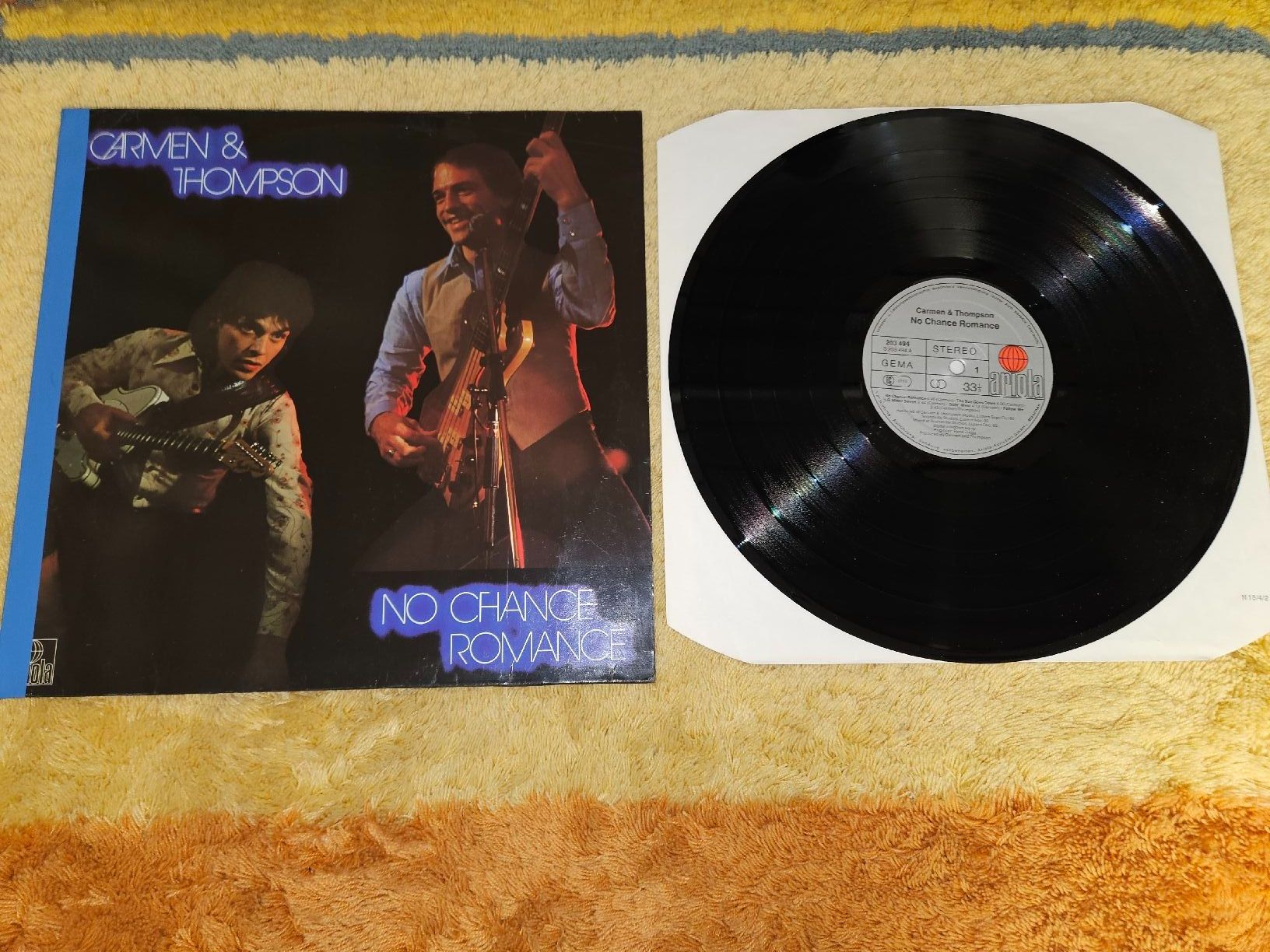 Dischi in vinile: P.Carmen & M. Thompson Schallplatte Lp - No Chance Romance – Nuovo (secondo la descrizione) da Lyss venduto da Alexine