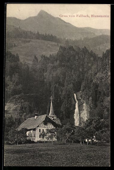 Cartes postales: AK Blumenstein, Blick zum Fallbach – D'occasion à Berlin par bartko-reher
