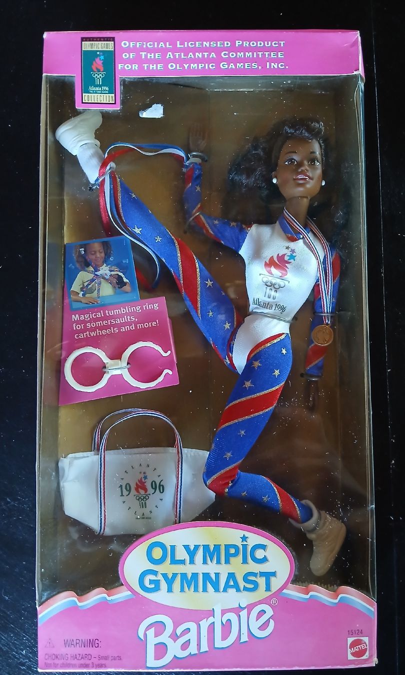 Bambole: Barbie Olympic Gymnast 1995 – Nuovo e nell'imballaggio originale da Wirzweli venduto da Lalumi