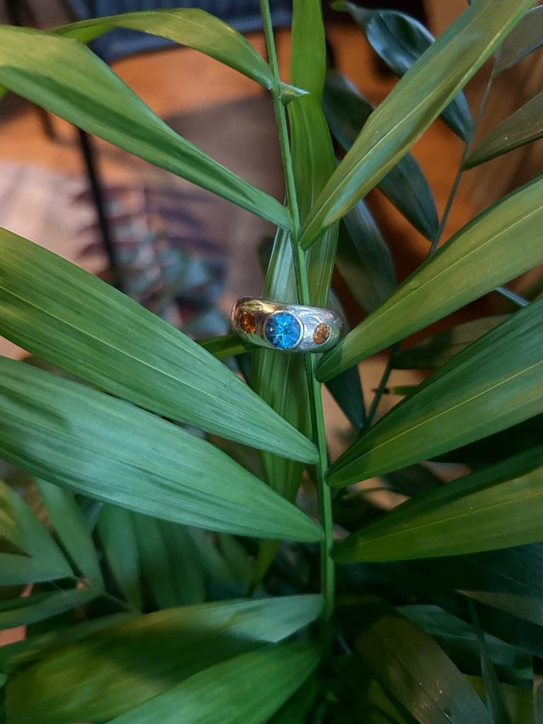 Anelli: Silber Ring Topas & Citrine – Usato da Schaffhausen venduto da amwr 3
