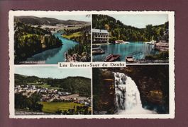 LES BRENETS - Saut du Doubs - 4 images - 1961