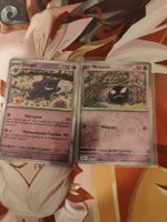Pokemon Karten Gengar und Nebulak Mew 151 DE holo/reverse